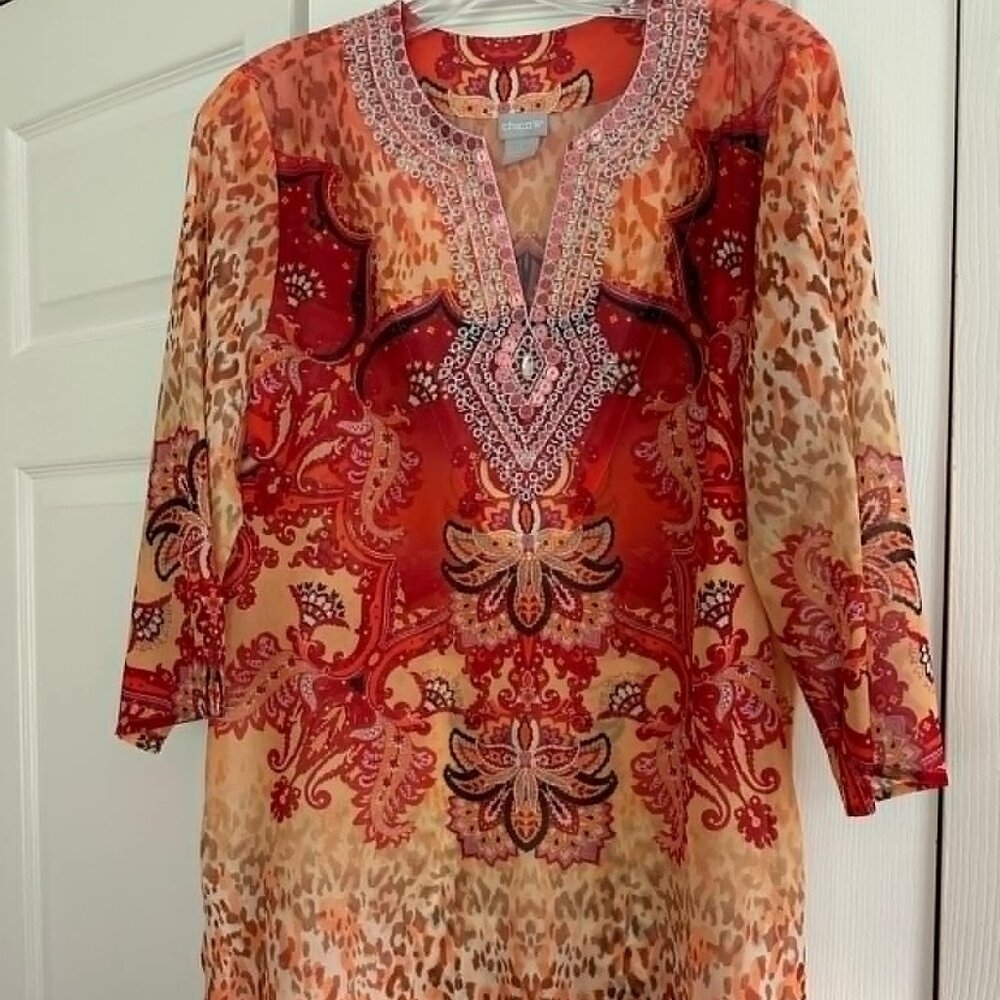 Chico’s Embellished Ott Tunic